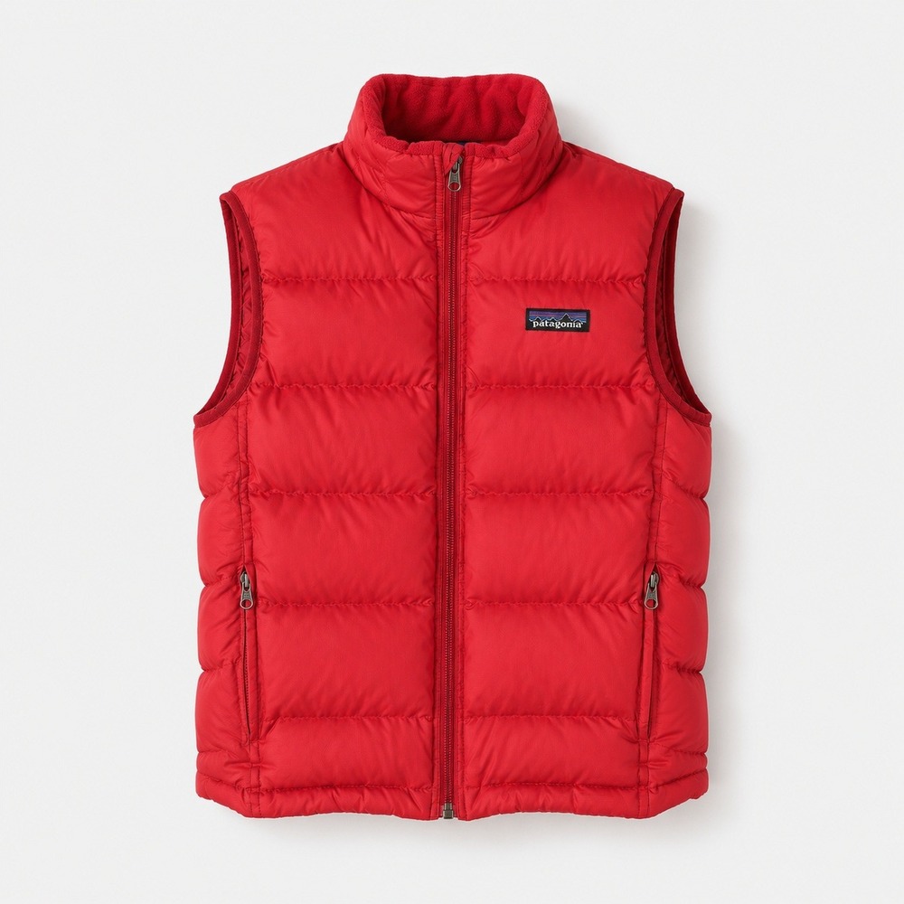Patagonia Kids XL 14 Red Down Sweater Puffer Vest 68342FB